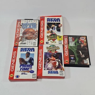 Sega Genesis Sports Game Lot - Image 1 of 4