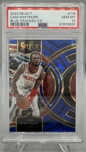 2023 Select Cam Whitmore Premier Blue Cracked Ice RC PSA 10 - Picture 1 of 2