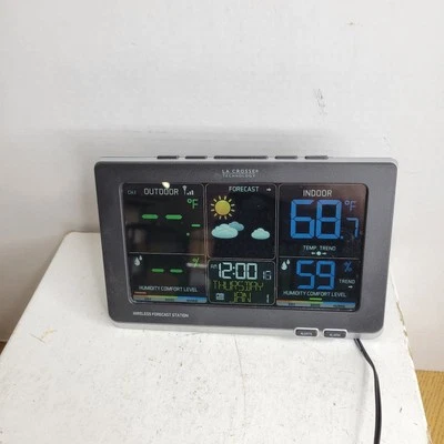 La Crosse Technology C83349 Wireless Forecast Station Black Tested - Image 1 of 4