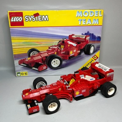 Vintage LEGO 2556 Ferrari Formula 1 Racing Car COMPLETE with Box NO MANUAL - Image 1 of 4