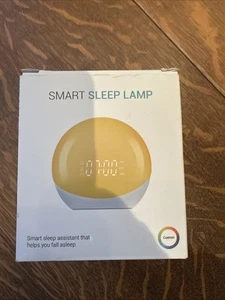 Sunrise & Sunset Alarm Clock Wake up Light Sleep Aid 360° Fullscreen LED light  - Picture 1 of 5
