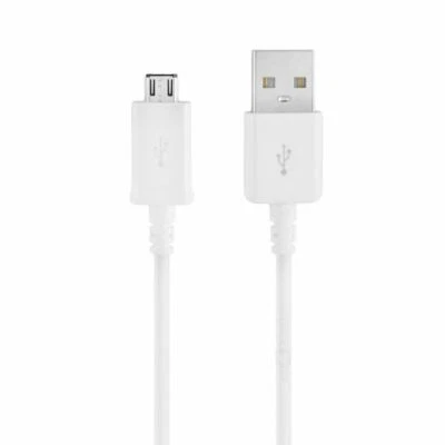 Samsung Galaxy S6 S5 S4 Note 4 USB Fast Charging Cable 1.5m - White - Image 1 of 4
