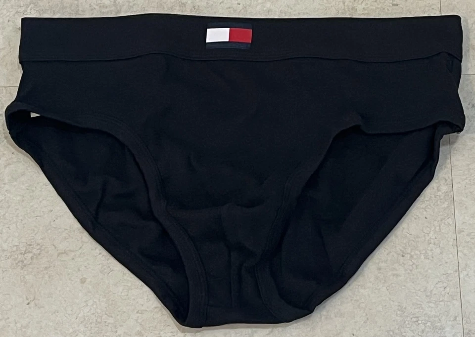Calzoncillo de cadera de algodón con logotipo clásico TOMMY HILFIGER - grande, negro Foto 1 de 1