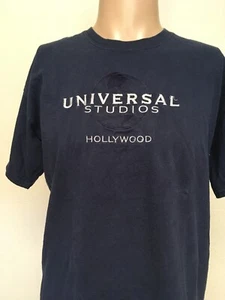 CAMISETA UNIVERSAL STUDIOS HOLLYWOOD BORDADA GRÁFICA Azul Marino L - Imagen 1 de 11