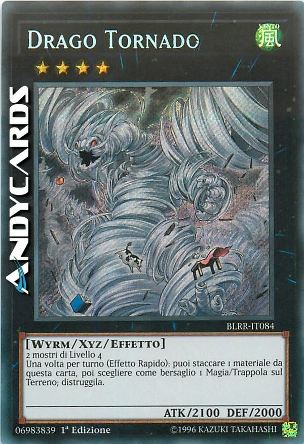 DRAGO TORNADO • (Tornado Dragon) • Segreta • BLRR IT084 • 1Ed • Yugioh ANDYCARDS - Immagine 1 di 1