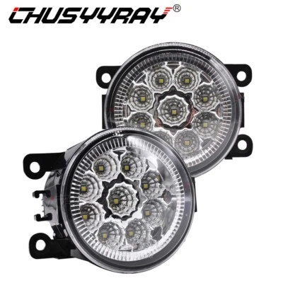 Par de luces antiniebla transparentes para parachoques delantero izquierdo y derecho LED para Nissan Versa 2007-2012 Foto 1 de 4