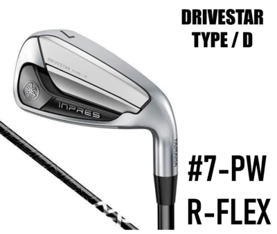 MENS YAMAHA INPRES DRIVE STAR TYPE-D IRON  #7-PW SET R-FLEX SPEEDER NX GRAPHITE - Image 1 of 4