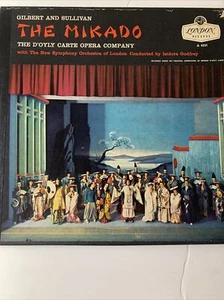 D’OYLY CARTE OPERA COMPANY Gilbert & Sullivan MIKADO London vinyl 2LP box VG+ - Picture 1 of 7