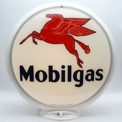 MOBILGAS 13.5" Gas Pump Globe - SHIPS FULLY ASSEMBLED! READY FOR YOUR PUMP!! - Image 1 of 4