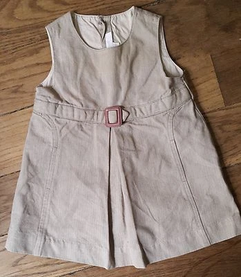 Vestido Marrón Claire JACADI 6 Mes Ideal De Media Temporada - Imagen 1 de 2