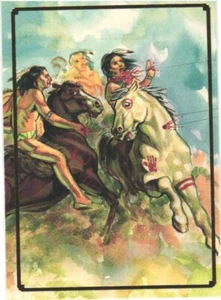 1995 Bon Air Native Americans #64 Storming Fort Ridgely! - Picture 1 of 2