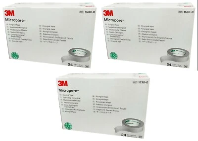 3M™ Micropore Medical Surgical Tape  1530-0, 0.5"x360" , 3/6/10 - Image 1 of 4