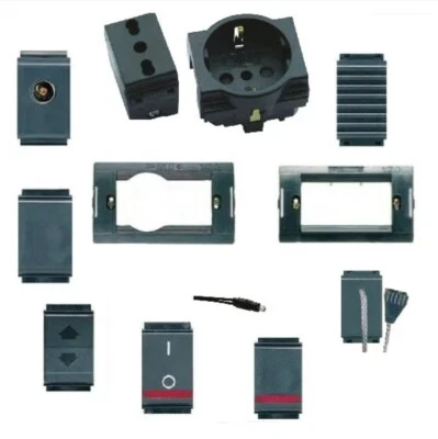 COMPATIBILE BTICINO LIVING CLASSIC PRIMA SERIE PRESA PULSANTE SCHUKO DEVIATORE