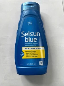 Selsun Blue Itchy Dry Scalp Anti-Dandruff Shampoo, 11 Fl. Oz., Extra-Hydrating F - Picture 1 of 2
