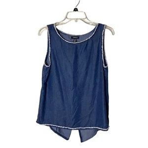 NWOT Kenneth Cole New York Women’s Denim Blouse - Picture 1 of 7