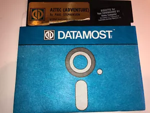 Vintage Aztec (Adventure) C64 Commodore RARE Floppy Computer Game Software 5.25" - Picture 1 of 2