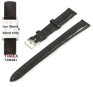 TIMEX Ersatzarmband T2B491 Damen Ersatzband Leder Original 14mm universal T2B501 - Picture 1 of 2