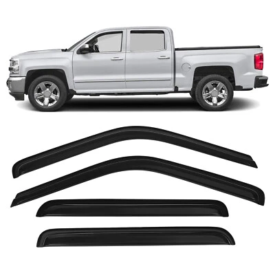 Para 92-00 Suburban/Tahoe Protector de Lluvia/Viento Tinte Ventilación Sombra Deflector Viseras de Ventana Foto 1 de 4