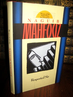 Respected Sir Naguib Mahfouz Nobel Prize 1st Edition First Printing Fiction Foto 1 de 2