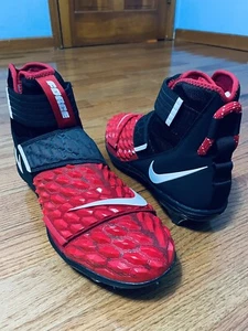 Men's Size 16 - Nike Force Savage Elite 2 TD Football Cleats Red AH3999-003 - Picture 1 of 12