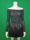Women’s Silence & Noise Off The Shoulder Crop Top Size XS Orig 39.00
