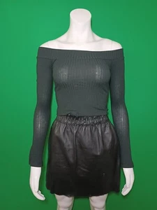 Women’s Silence & Noise Off The Shoulder Crop Top Size XS Orig 39.00 - Picture 1 of 6