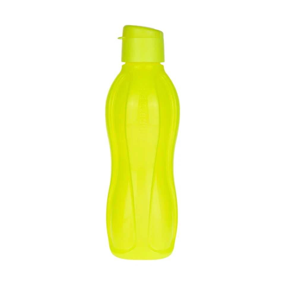 Tupperware EcoEasy Trinkflasche 750 ml Neongelb Trinkverschluss C 139 C 178 Clip - Bild 1 von 1