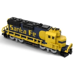 Custom MOC-78947 Diesel Locomotive Train 860 Parts for Age 10+ Present Gift - Picture 1 of 6
