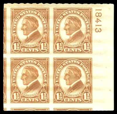 Bloque de cuatro placas #631 MNH, clasificación PSE 100, CERTIFICADO # 01276493 Foto 1 de 2