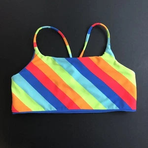Art Class Reversible Rainbow Girls Bikini Top US Size 14/16; Tween; Teen - Picture 1 of 4