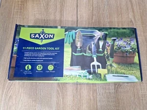 Saxon 11 Piece Garden Tool Kit Outdoors Nature Spring Summer Dints In Some - Picture 1 of 8
