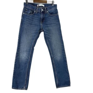 Levi's 511 Boy's Jeans Blue Wash 100% Cotton Straight Denim Size 14 Regular - Picture 1 of 8