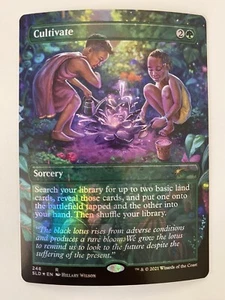 Cultivate *FOIL* SECRET LAIR: Black Is Magic (2021) MTG MT/NM Combined Shipping - Picture 1 of 9