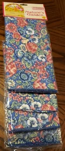 8 GOOD HOUSEKEEPING FRANCO NATURE'S GARDEN 17x17" SQUARE FABRIC LINEN NAPKINS - Picture 1 of 2