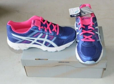 NUEVO EN CAJA ASICS GEL CONTEND 4 C707N-4801 TALLA JUVENIL 7 AZUL/PÚRPURA ENVÍO GRATUITO Foto 1 de 3