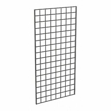 Econoco P3Blk24 Wire Grid Panel 2 ft. x 4 ft., Black, 3Pk