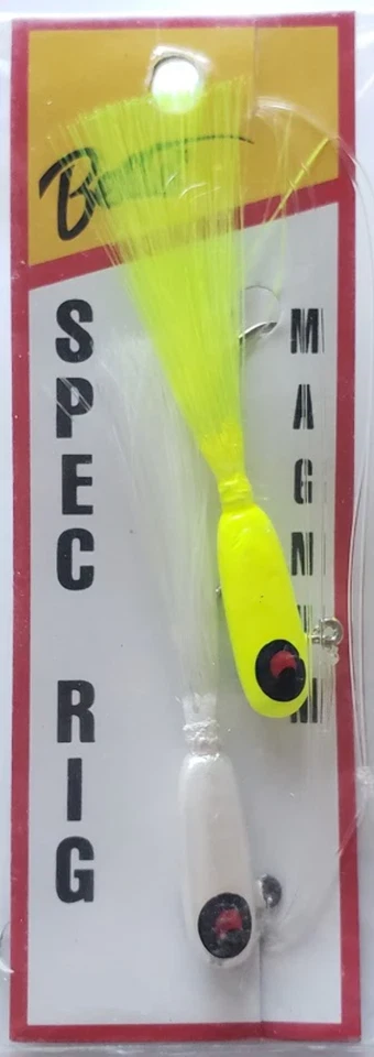 Betts Spec Rig Magnum 1/4 oz blanco/amarillo Foto 1 de 1