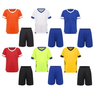 Unisex Kids Outfit Team Tracksuits Shorts Set T-shirt Suit Competition Custom - Picture 1 of 57
