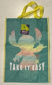 Disney Lilo & Stitch türkis wiederverwendbar große Einkaufstasche 13,5"x19"x8" NEU - Bild 1 von 3