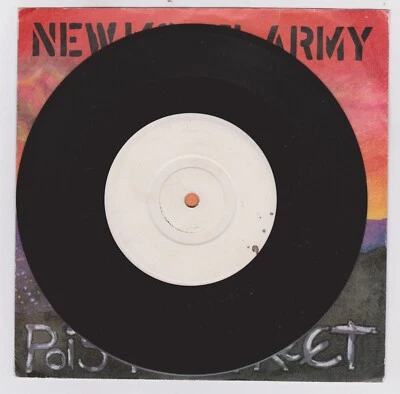 New Model Army Poison Street Promo White Label UK 7" PS - Image 1 of 3