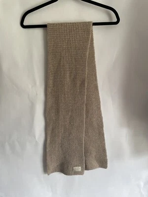 Coach Beige Tejida Bufanda Lana, Rayón Conejo Cachemira Talla Mediana Foto 1 de 4