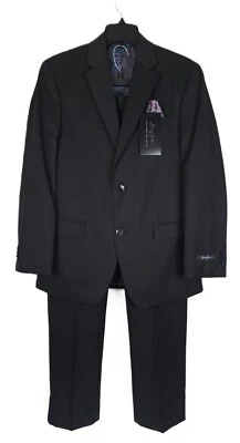 Sean John Men's Classic-Fit 2-Piece Suit Black Solid 50R 44x30 NWT - Image 1 of 4