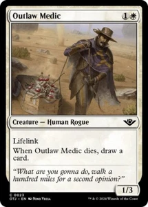 MTG (x4) Fuorilegge Medico (x4) Playset (OTJ C#023) QUASI NUOVO/LP - Foto 1 di 1