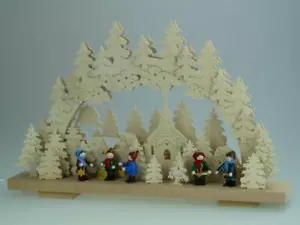 Arch with Stritzel and Lantern Children Size =50x31cm NEW Light Arch - Picture 1 of 1