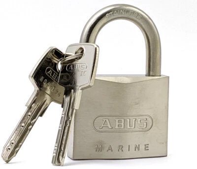 ABUS 75IB/50 All Weather Marine Grade Padlock - Brass and Stainless Steel - Image 1 of 4