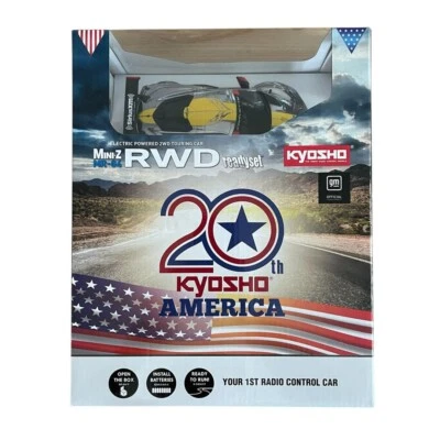 Kyosho Mini-Z RWD Chevrolet Corvette Chrome x Yellow MR-04 Readyset Limited Mode - Bild 1 von 4