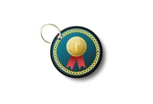 Schlüsselanhänger Keyring Patch Print doppelseitig Nummer eins Champion - Bild 1 von 1