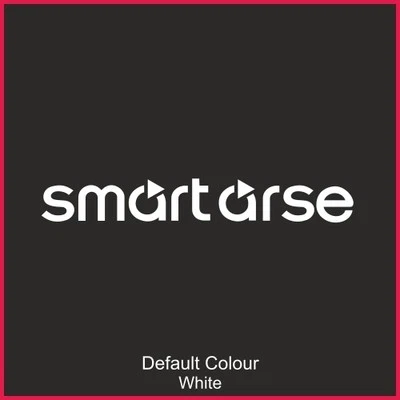 Smart Arse Decals x2, Vinyl, Sticker, Car, Bumper Decal JDM, EURO, Funny, N2205