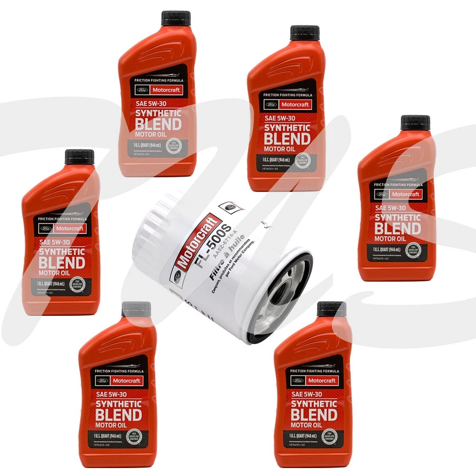 Motorcraft Engine Oil Change Kit for 2023 Ford Transit 250 3.5L V6 Turbocharged - Image 1 of 1