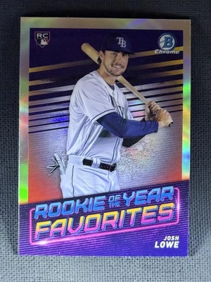 2022 Bowman Chrome #ROYF-11 Josh Lowe Tampa Bay Rays - Image 1 of 2